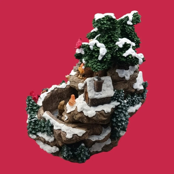 Traditions vtg christmas decorative table top fountain - Picture 8 of 13